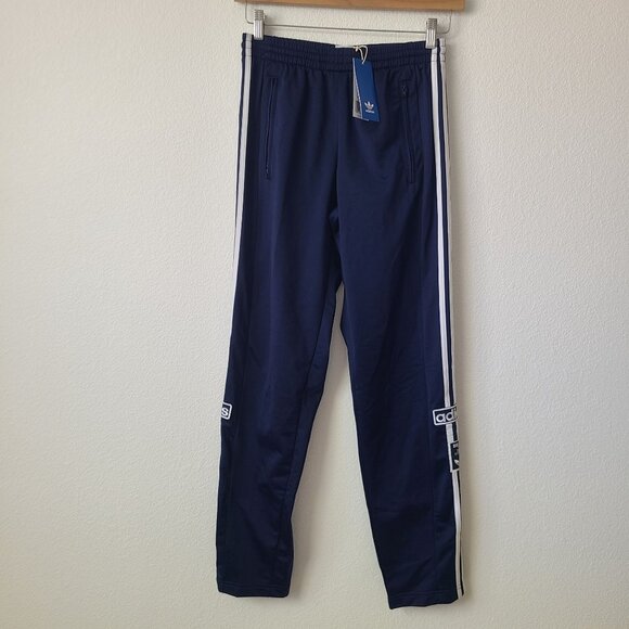 Adidas Adibreak Button Track Pants IM8220 Size M Blue
